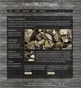 HTML5 driftwood