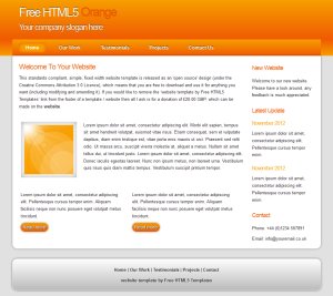 freehtml5orange